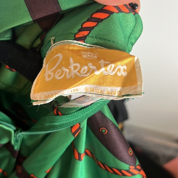 Vintage chain baroque versace print blouse size 8 women's - Picture 5 of 7